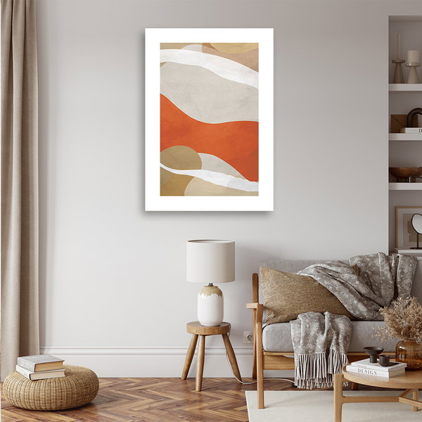 Kunstdruck auf Leinwand 'Earthy Tones 1'