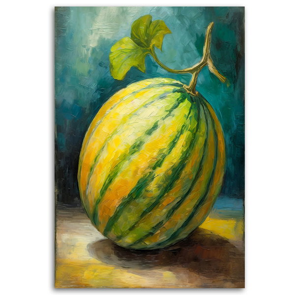 Kunstdruck auf Leinwand 'Golden Melon Delight 2'
