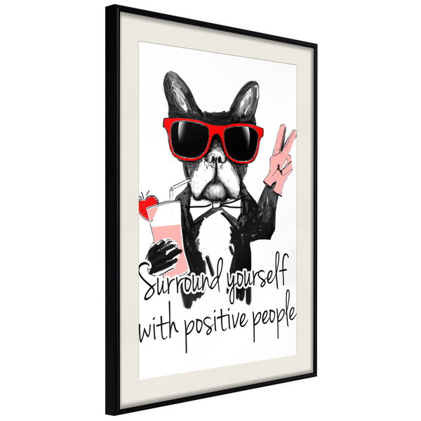 Poster 'Surround Yourself With Positive People'