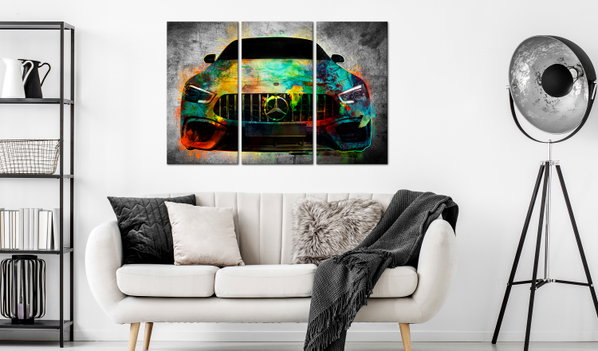 Kunstdruck auf Leinwand 'On Start (3-teilig)'