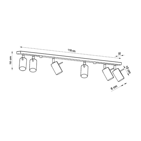 Plafon "RING 6L"
