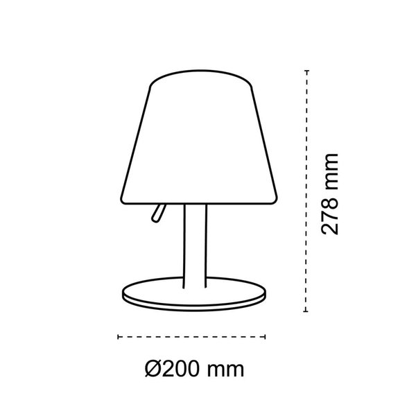 Tischlampe 'Silver S'