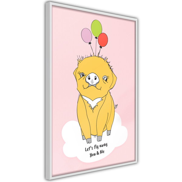 Poster 'Soaring Pig'