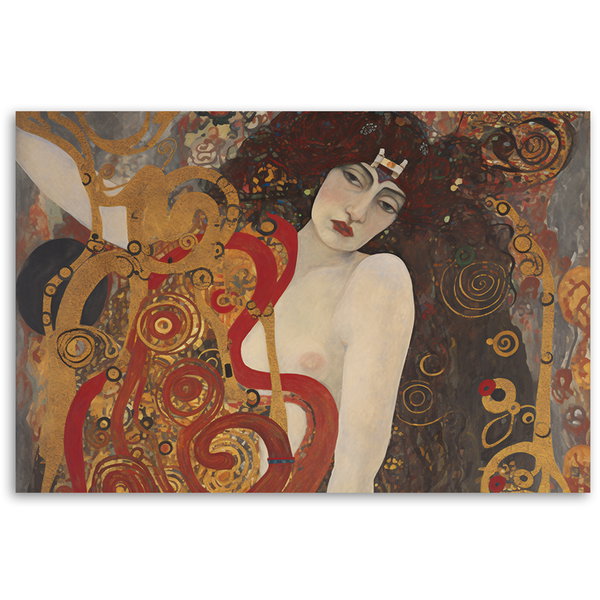 Kunstdruck auf Leinwand 'Klimt's Ecstasy'