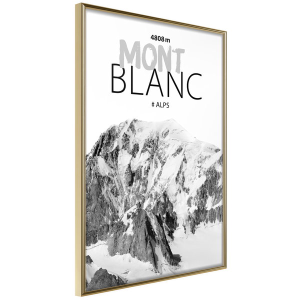 Poster 'Mont Blanc'