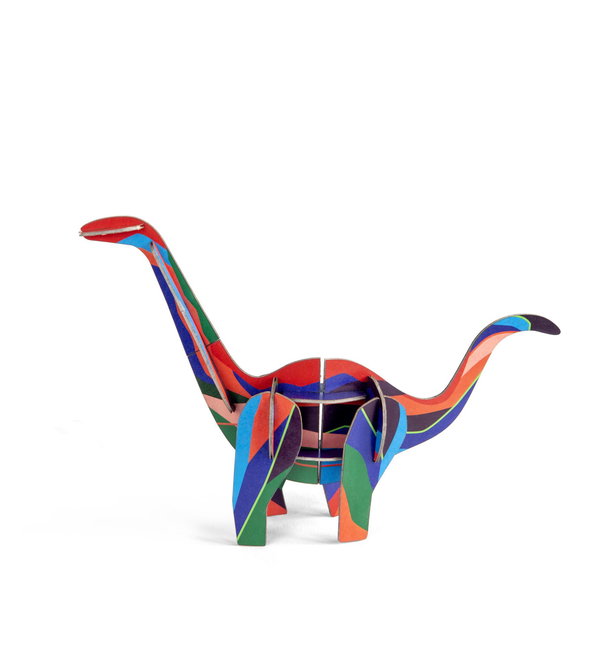 Esculturas de papel 'Colorful Giant Dino'