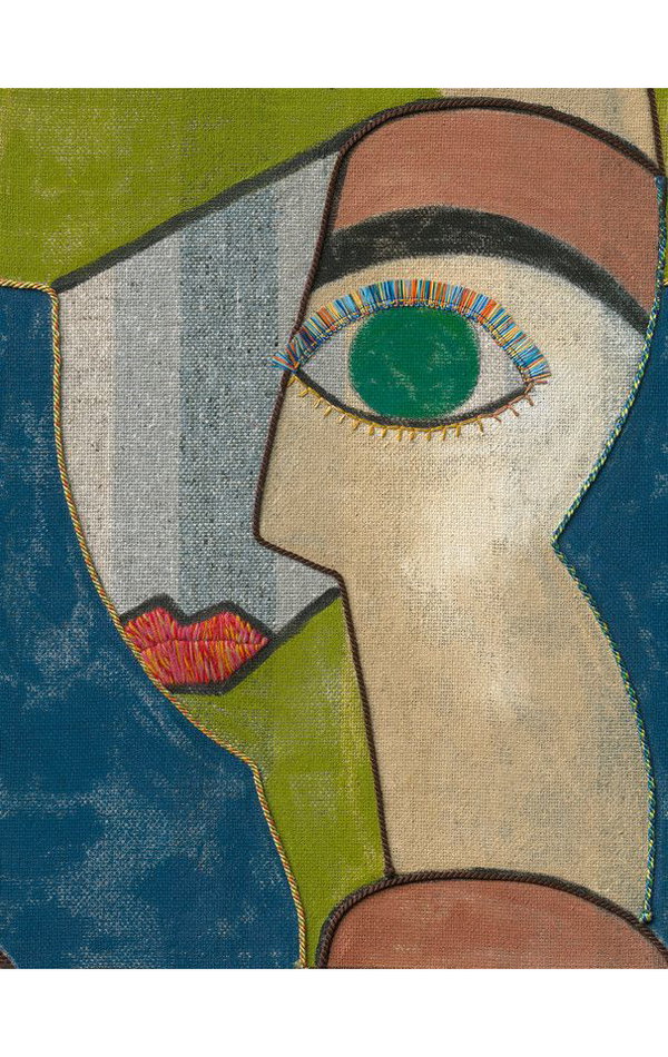 Behang 'Pattern Grid' 212x280cm