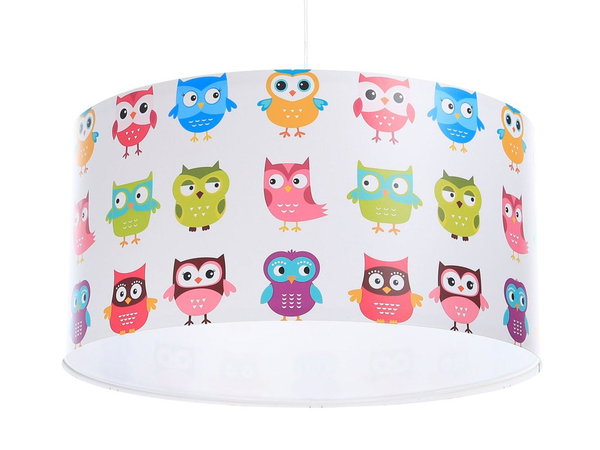Suspension luminaire 'Foto Dreamy Owl'