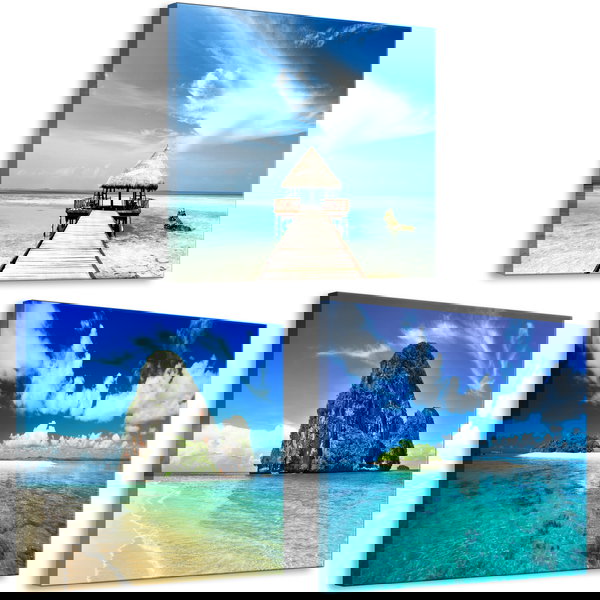 Imprimare de artă pe pânză 'The Places of Dreams (3 Parts)'