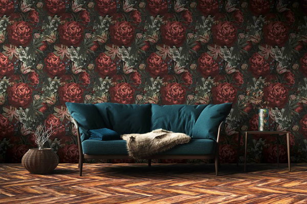 Tapete 'Graceful Flowers' 53x1005cm