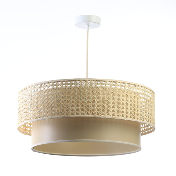 Pendelleuchte 'Rattan Lacey Warm 1'