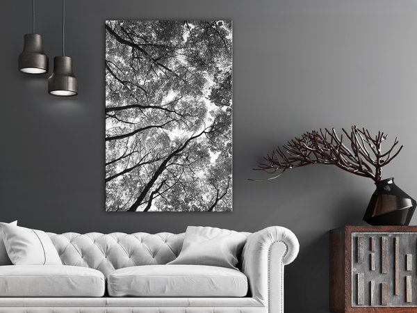 Kunstdruck auf Leinwand 'High Trees Vertical'