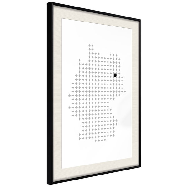 Poster 'Pixel Map of Germany'