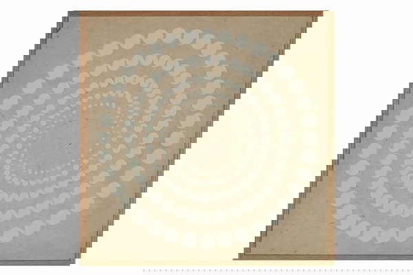 Arte di carta 'Concentric Dots' 50x50cm