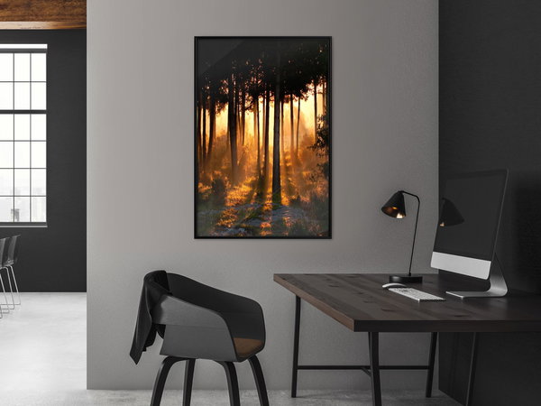 Poster 'Dark Tree Tops'