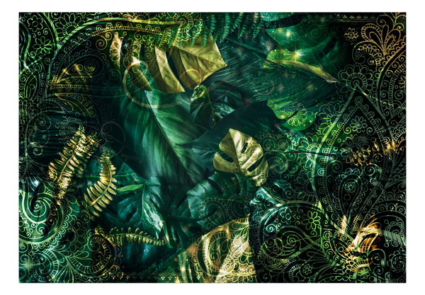 Selbstklebende Tapete 'Emerald Jungle'