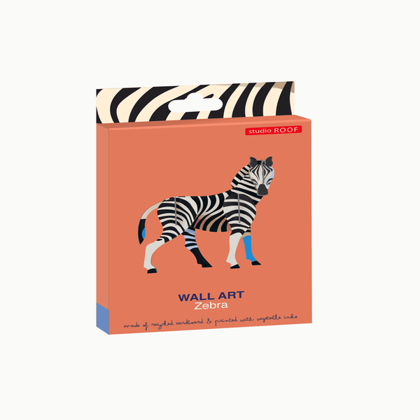Wanddeko Papier 'Gestreiftes Zebra'