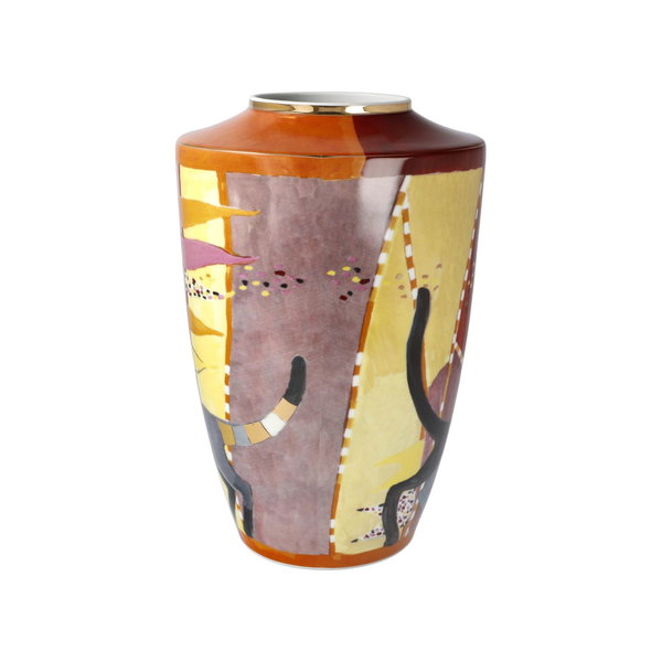 Porzellan Vase 'Upside Down Cats' von Rosina Wachtmeister 16x24x16cm