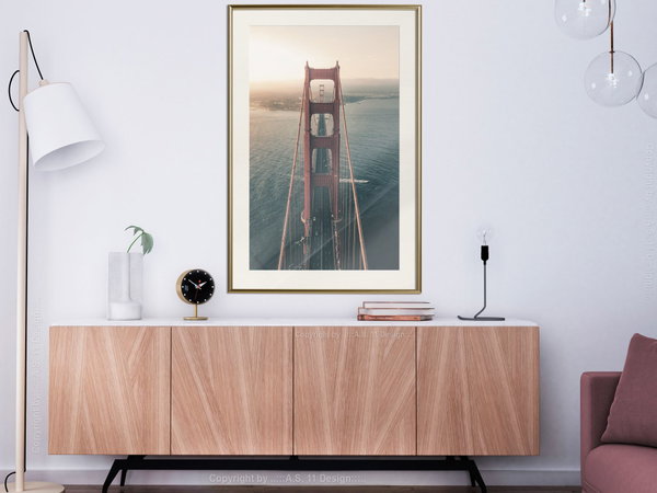 Poster 'Bridge in San Francisco I'