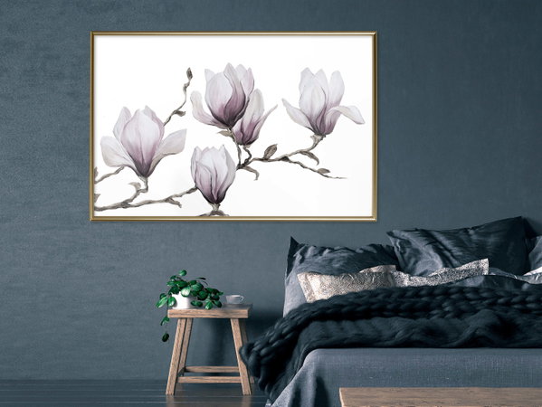 Poster 'Painted Magnolias'