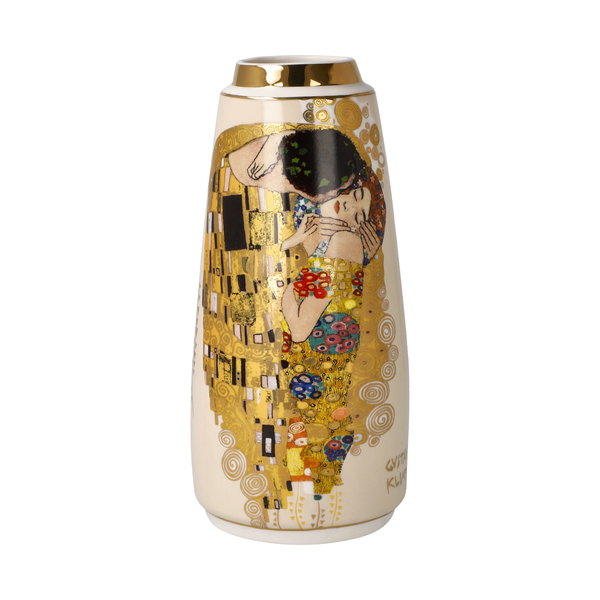 Porzellan Vase 'Klimt’s Passion' von Gustav Klimt 9x18,5x9cm