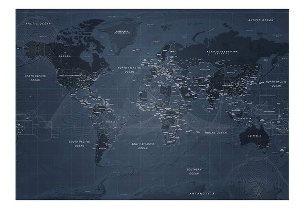 Tapete 'Cobalt World'