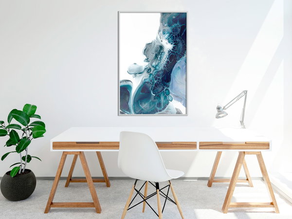 Poster 'Acrylic Pouring I'