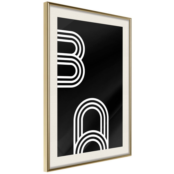 Poster 'Twisted Paper Clips'