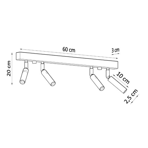 Plafonnier « EYETECH 4 »