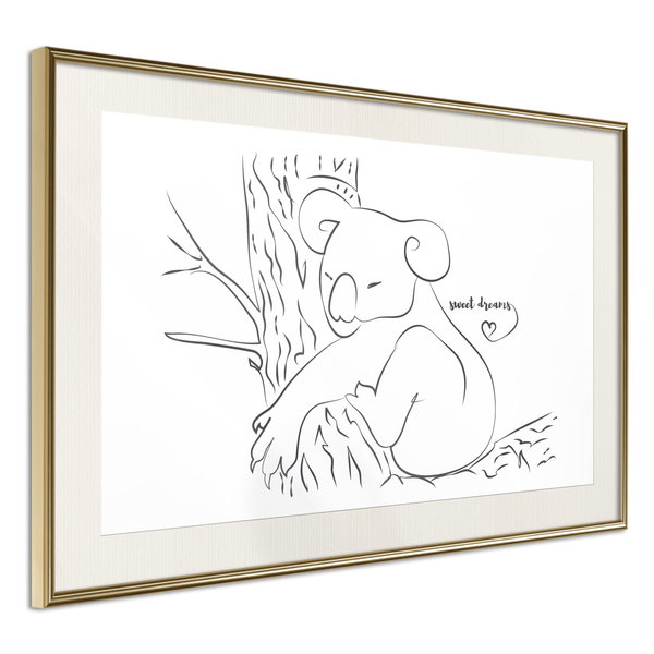 Poster 'Sleepy Koala'