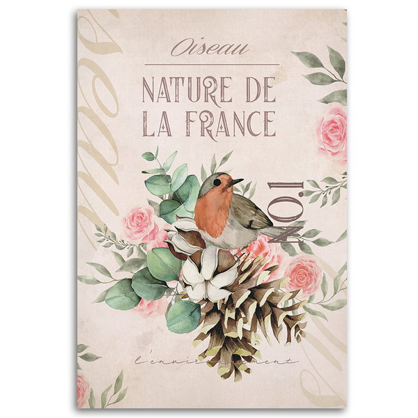 Kunstdruck auf Leinwand 'Nature de la France'