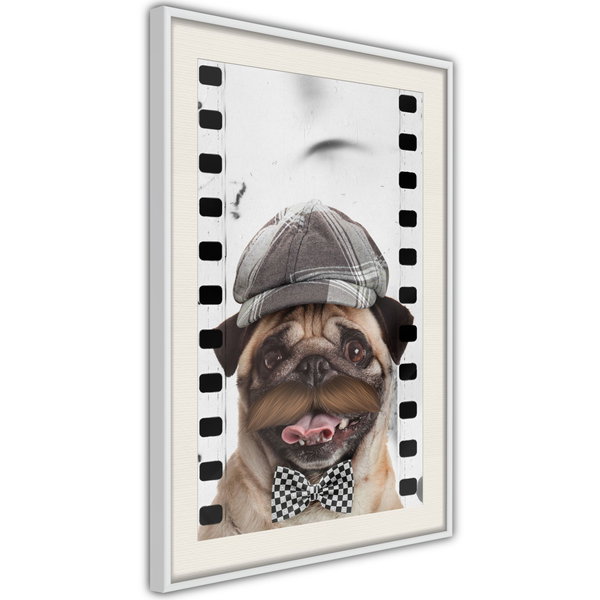 Poster 'Pug In Hat'