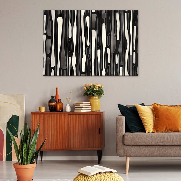 Kunstdruck auf Leinwand 'Monochrome Vibes'