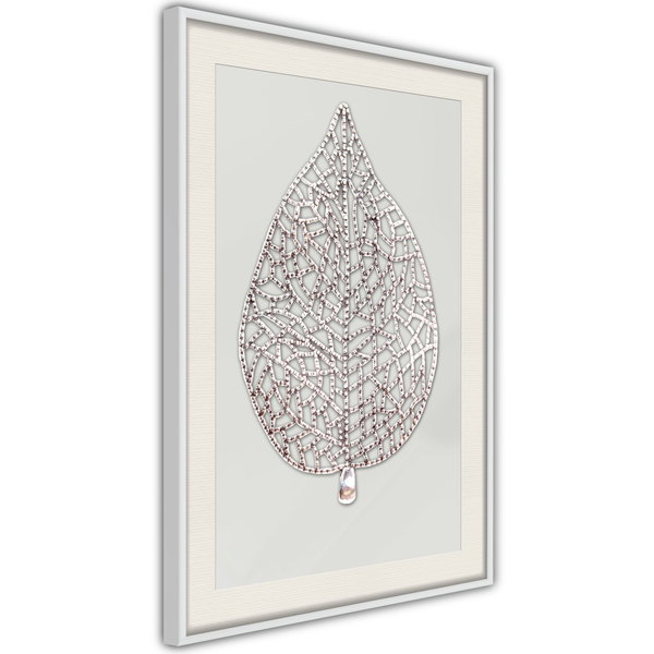 Poster 'Leaf-Shaped Pendant'