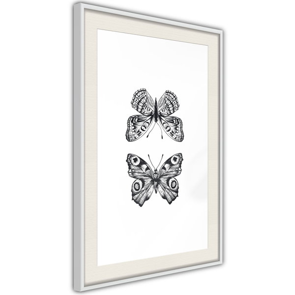 Poster 'Two Butterflies'