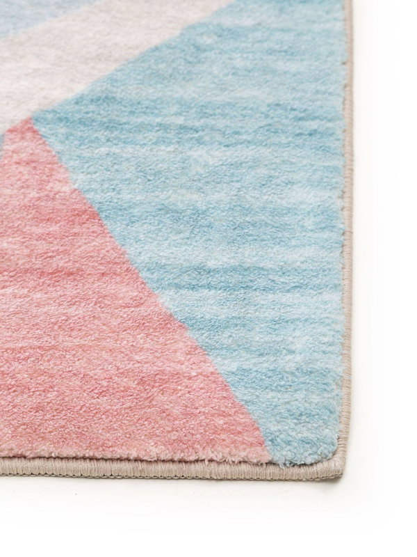 Design Teppich Mara Bunt/Pink