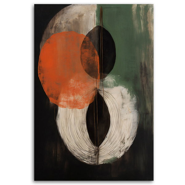 Kunstdruck auf Leinwand 'Vibrant Abstraction'