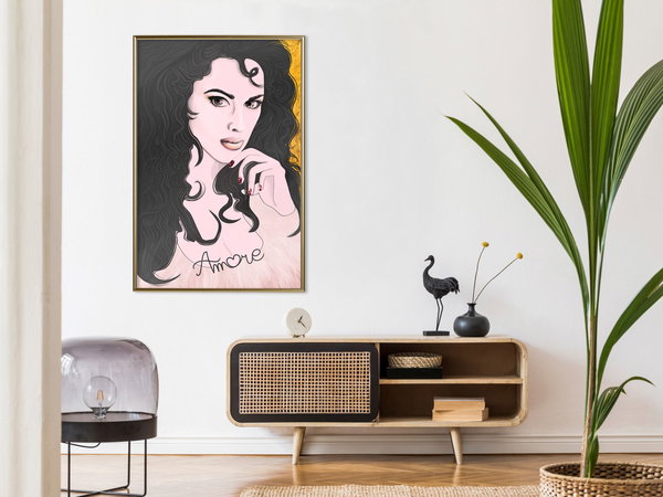 Poster 'Tumbling Curls'