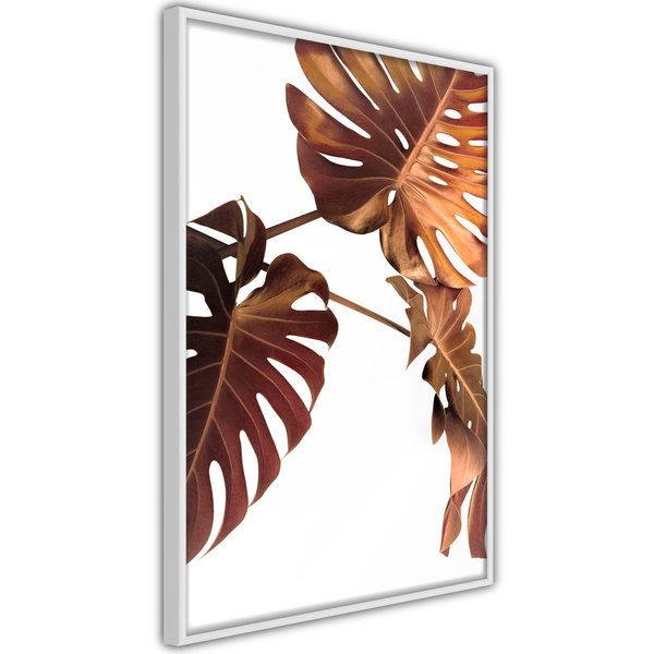 Poster 'Copper Monstera'