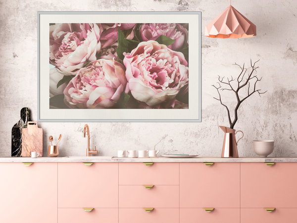 Poster 'Pink Peonies'