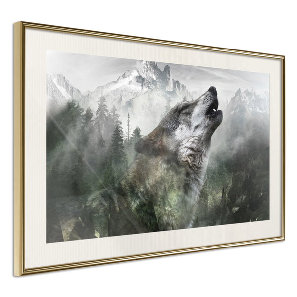 Poster 'Howling Wolf'