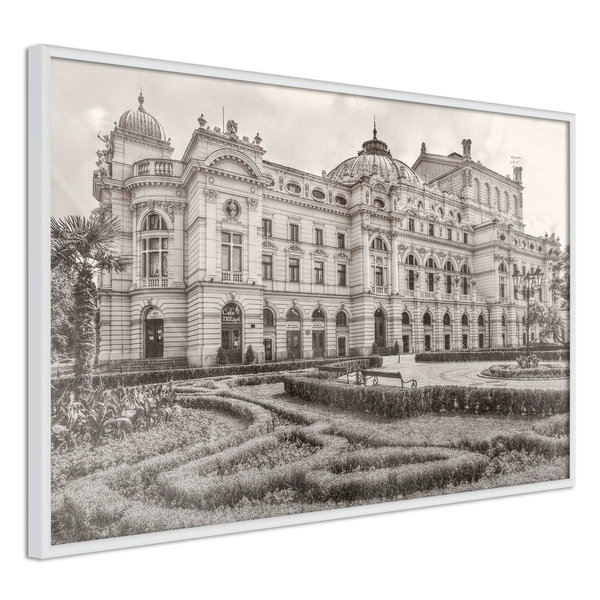 Poster 'Postcard from Cracow: Slowacki Theater'