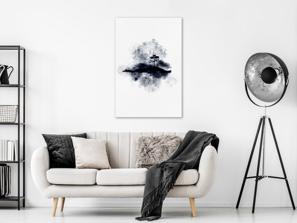 Kunstdruck auf Leinwand 'Lone Tree Vertical'