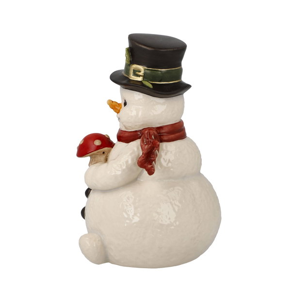 Porzellan Figur 'Snowman Guardian' von Goebel 8x12,5x8cm
