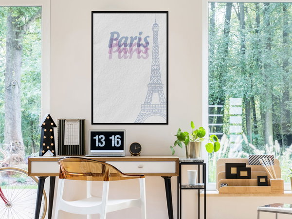 Poster 'Pastel Paris'