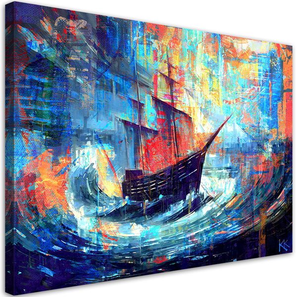 Canvas Poster 'Voyage Tempest'