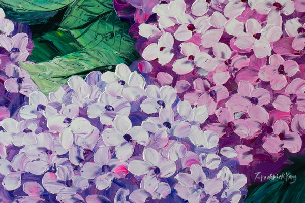 Pintura aplicada con generosidad
