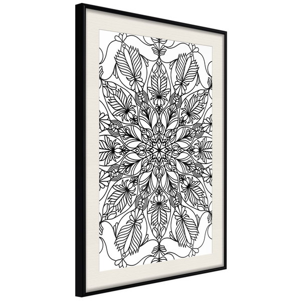 Poster 'Colour Your Own Mandala I'