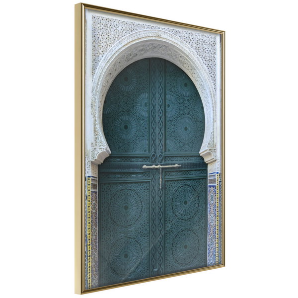 Poster 'Closed Passage (Brown)'