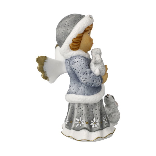 Porzellan Figur 'Winterspaziergang' von Julia E. Limpke 6x10,5x8cm